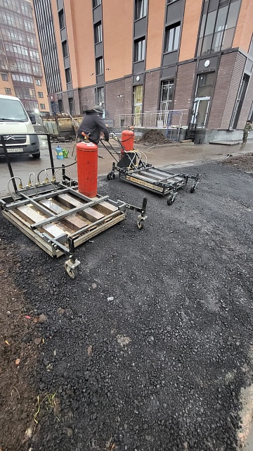 Инфракрасный разогреватель асфальта SP-120 "Оникс"